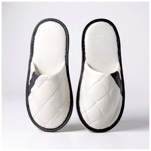 The Ritz-Carlton Signature Plush Hotel Slippers | Luxury Spa & Travel Comfort